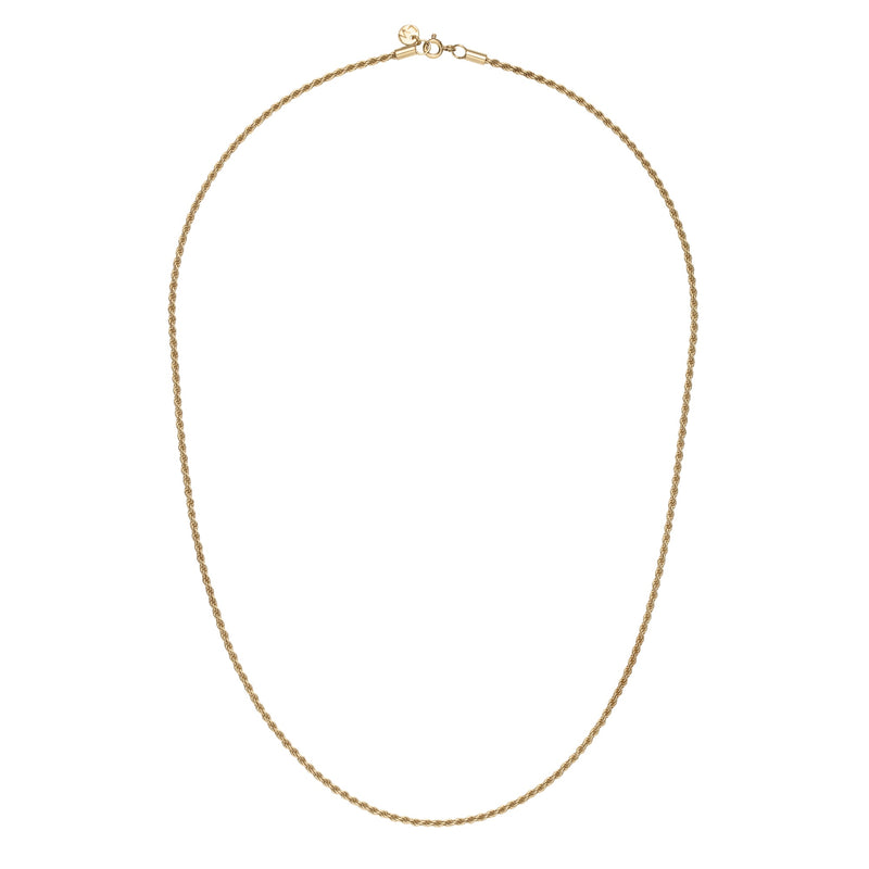 Fine Rope Chain Necklace