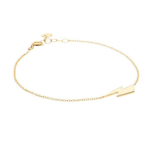 Louise Wade David Bowie Flash bracelet in gold vermeil