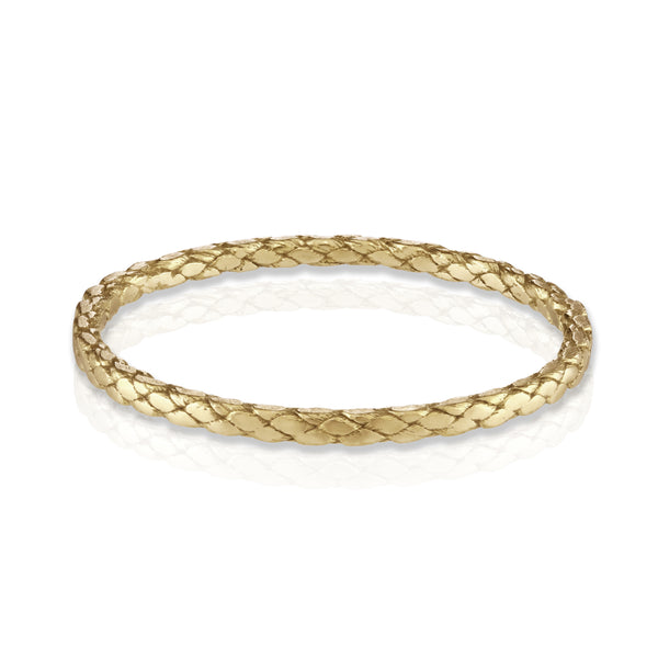 Fine Rope ring in gold by Louise Wade