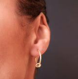 Love Knot Hoop Earrings