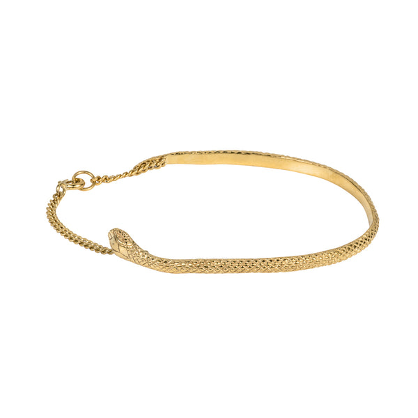 Serpent Half Bangle