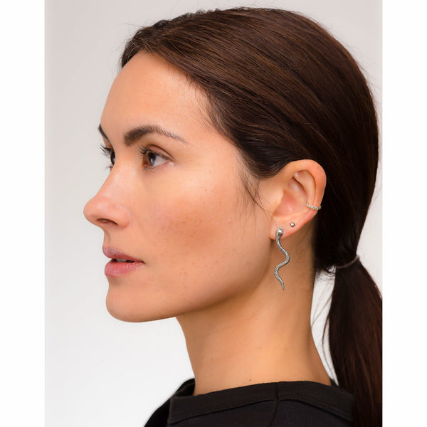 Heads and Tails Serpent Earrings