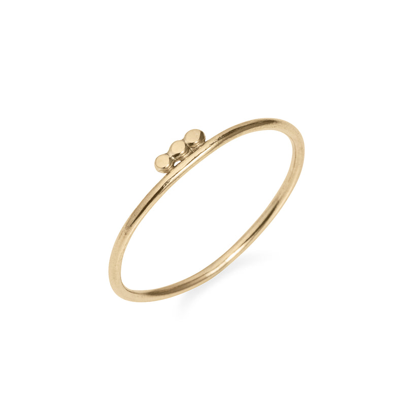 Speakeasy 3-Stud Ring