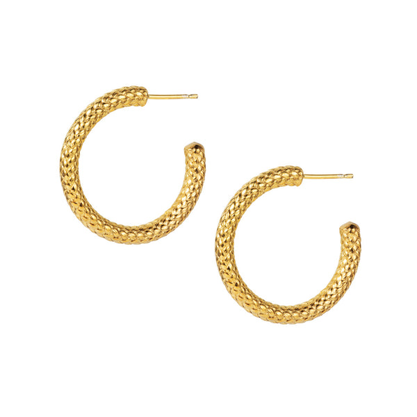 Yacht Rope Chunky Hoop Earrings- Large